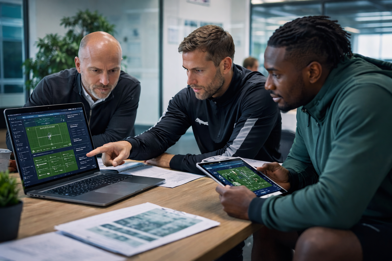 Overlegmoment binnen de club